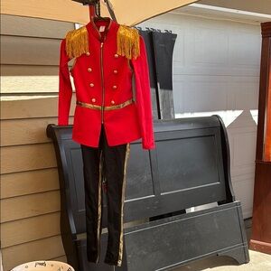 Weissman Red and Gold Kids Dance Costume